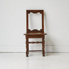 Antique Oak Nun's Chair - elsie green - furniture