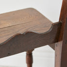 Antique Oak Nun's Chair - elsie green - furniture