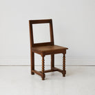Antique Oak Nun's Chair - elsie green - furniture