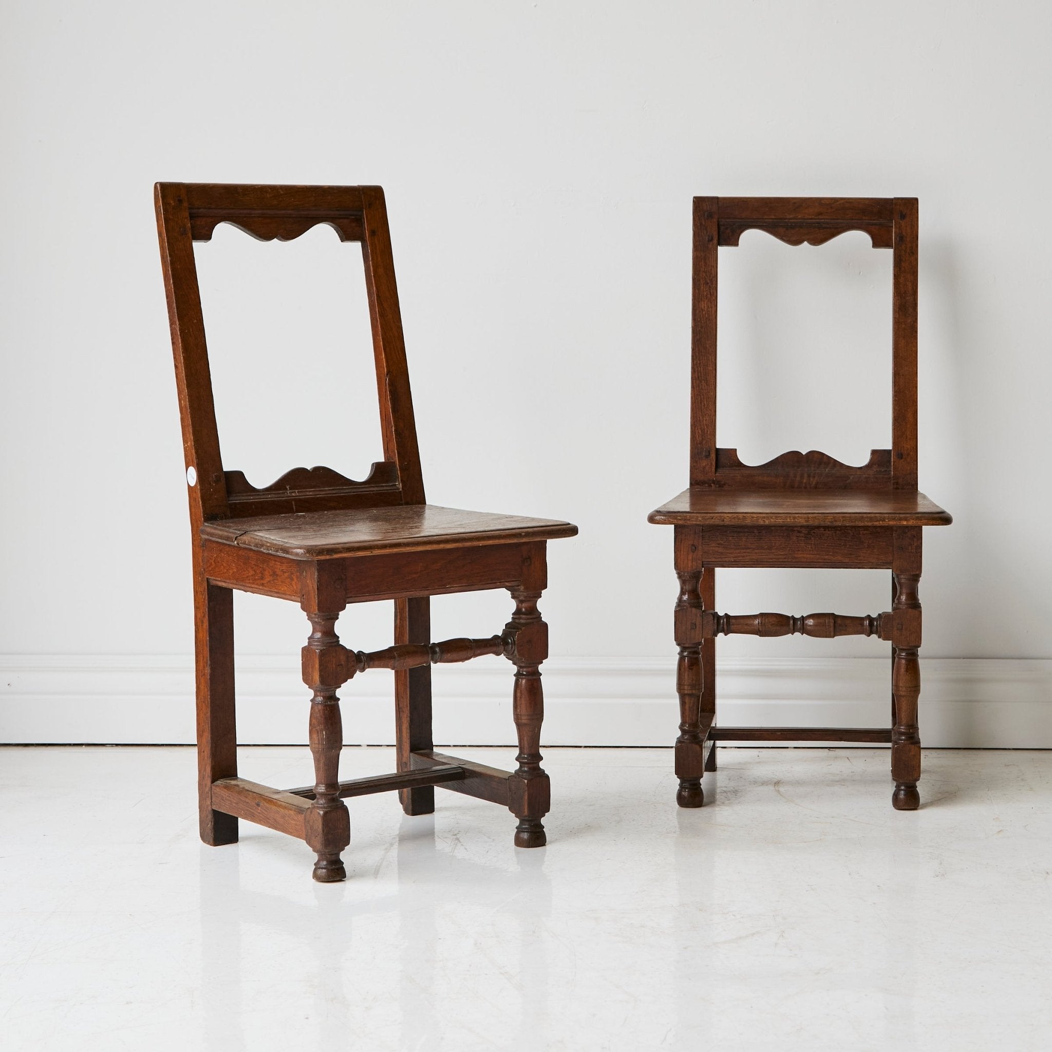 Antique Oak Nun's Chair - elsie green - furniture