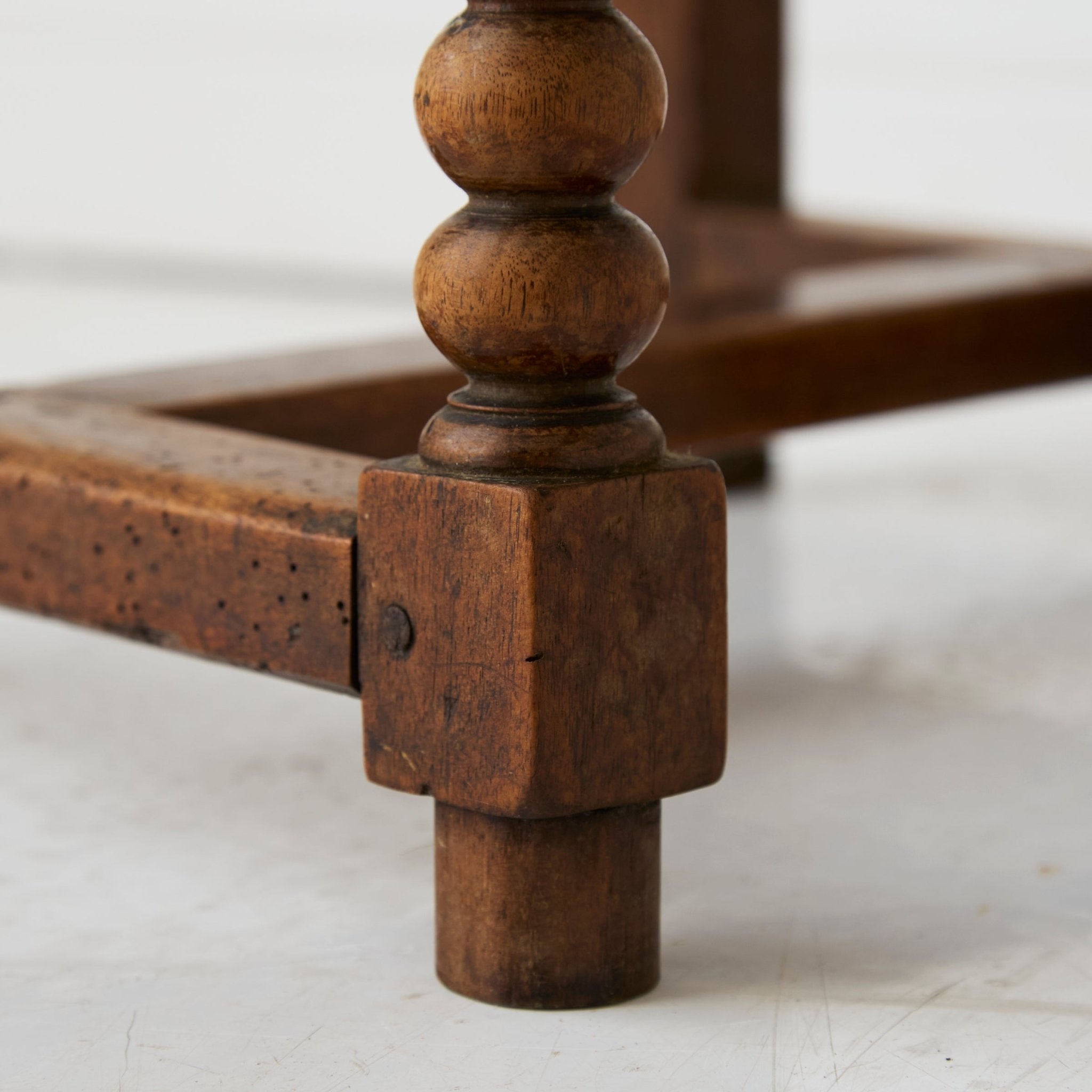 Antique Oak Nun's Chair - elsie green - furniture