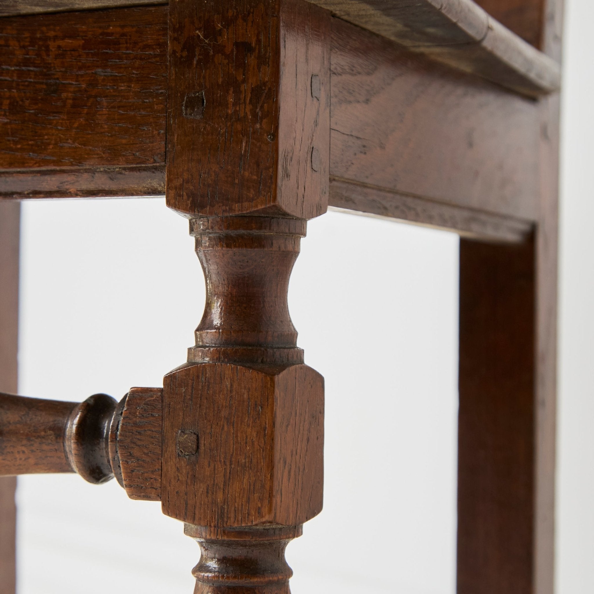 Antique Oak Nun's Chair - elsie green - furniture