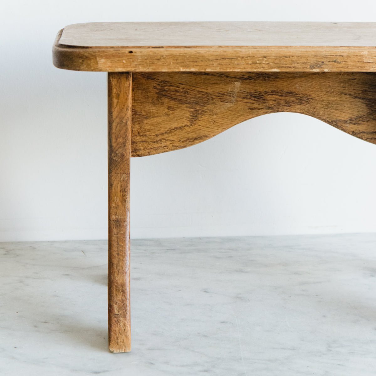Antique Oak Step Stool - elsie green - furniture