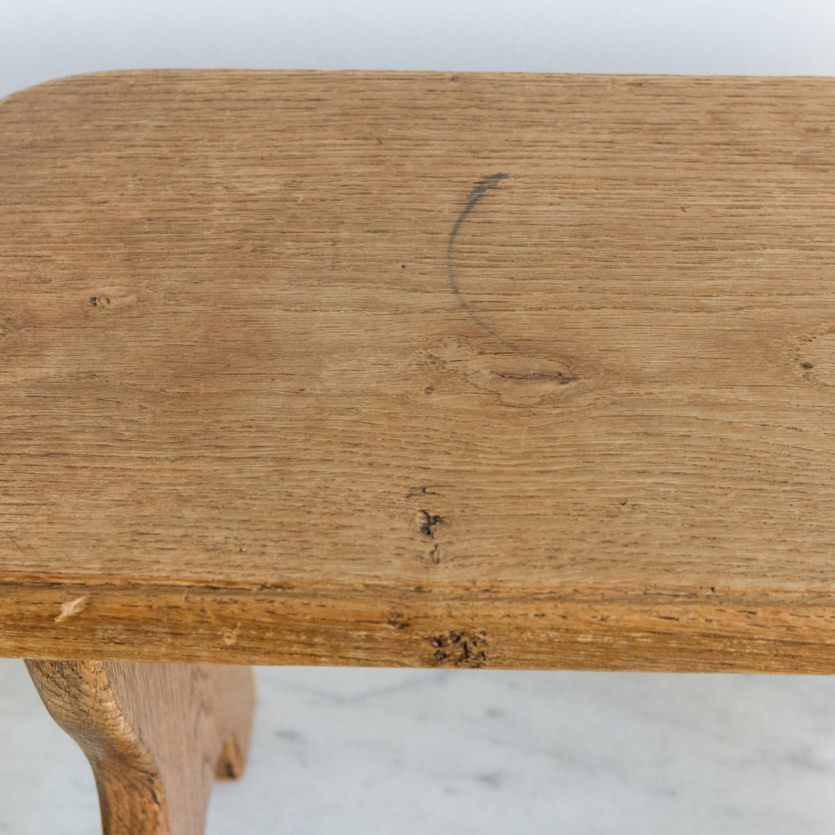 Antique Oak Step Stool - elsie green - furniture