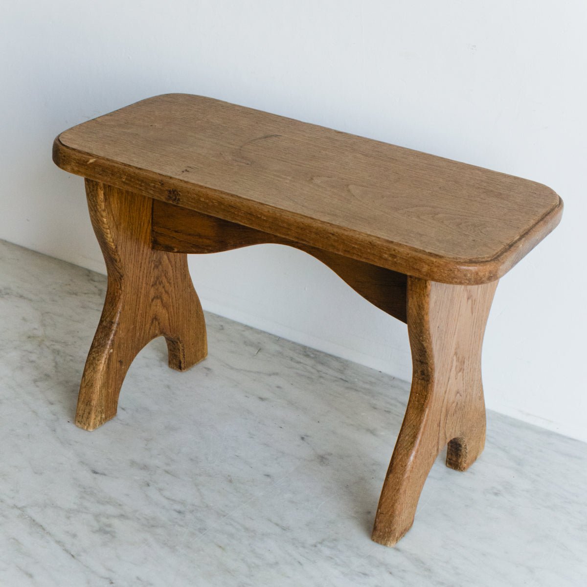 Antique Oak Step Stool - elsie green - furniture