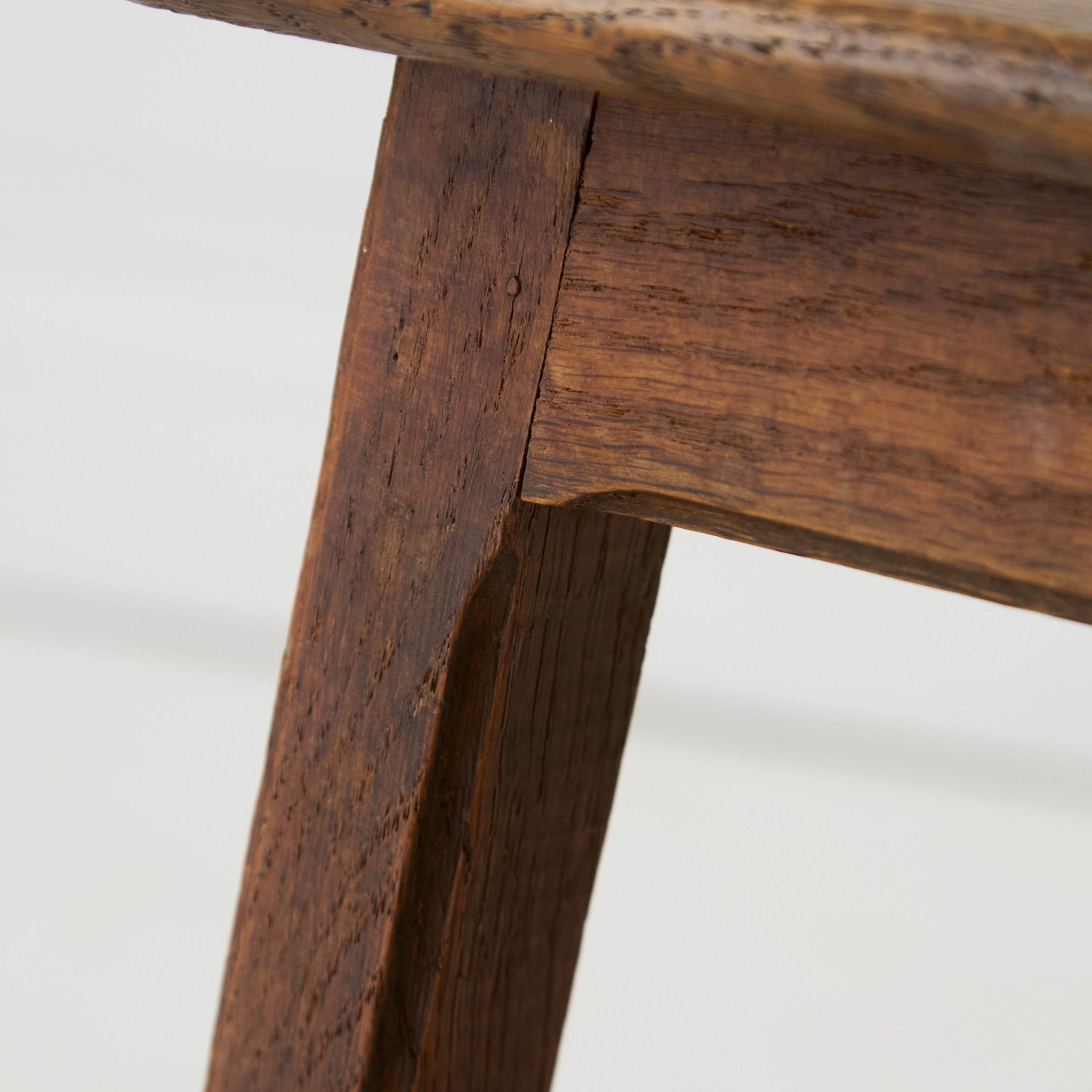 Antique Oak Stool - elsie green - furniture