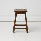 Antique Oak Stool - elsie green - furniture