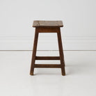 Antique Oak Stool - elsie green - furniture