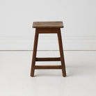 Antique Oak Stool - elsie green - furniture