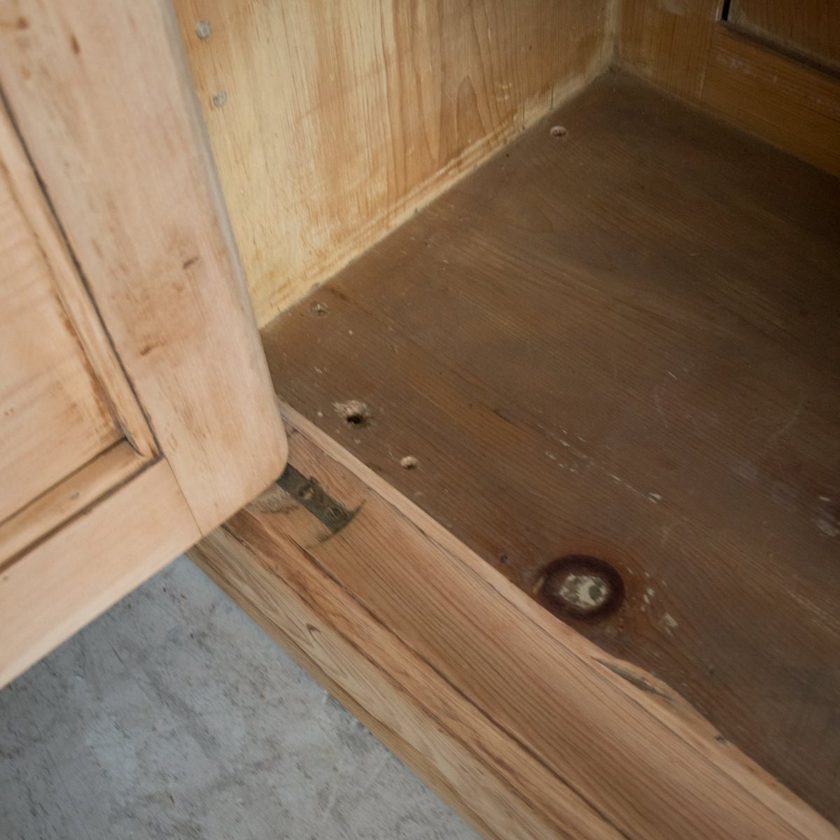 Antique Oak Vitrine - elsie green - furniture