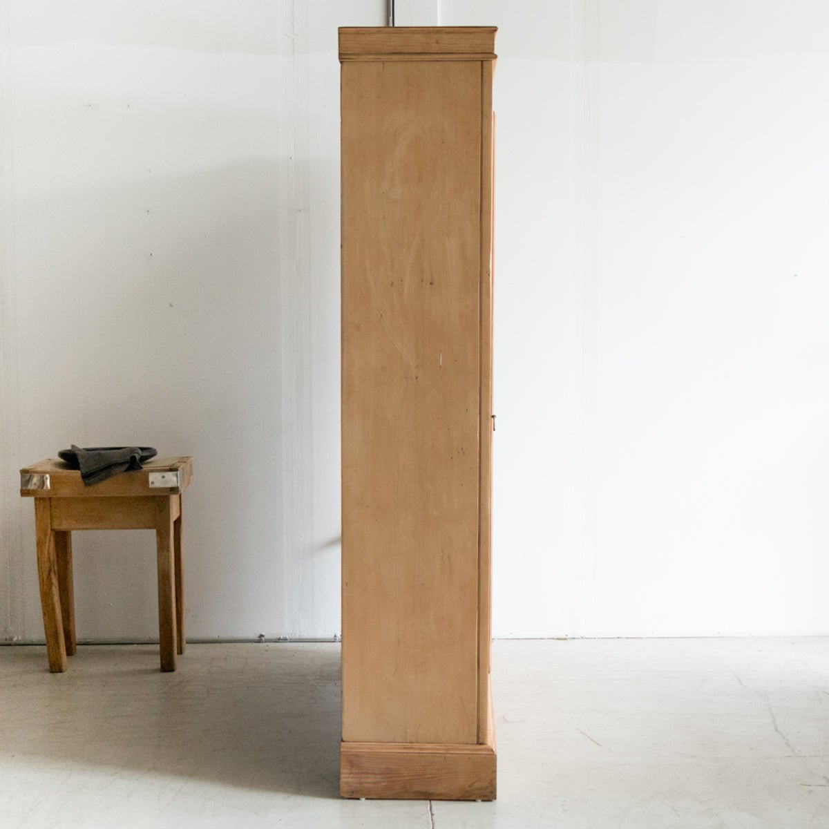 Antique Oak Vitrine - elsie green - furniture