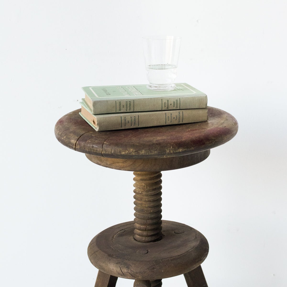 Antique Piano Stool - elsie green - furniture