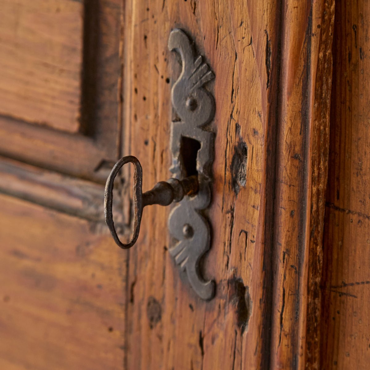 Antique Pine Armoire - elsie green - Furniture