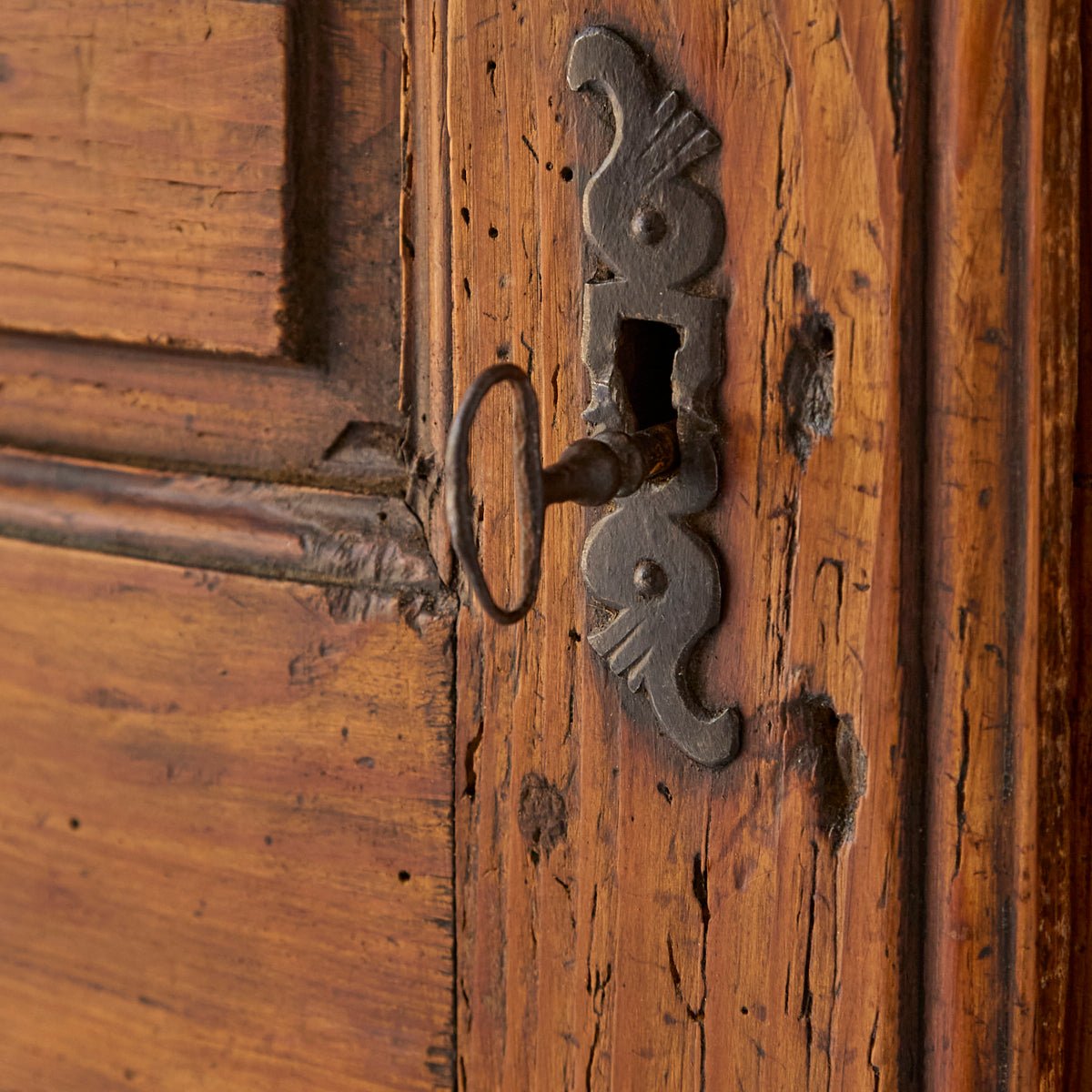Antique Pine Armoire - elsie green - Furniture