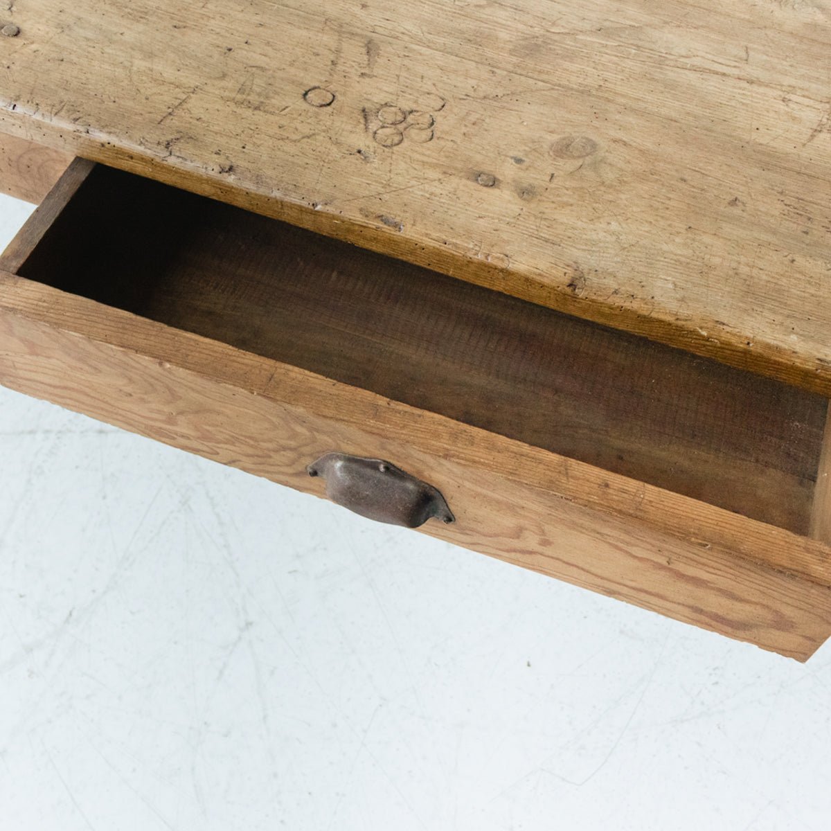 Antique Pine Farm Table - elsie green - furniture