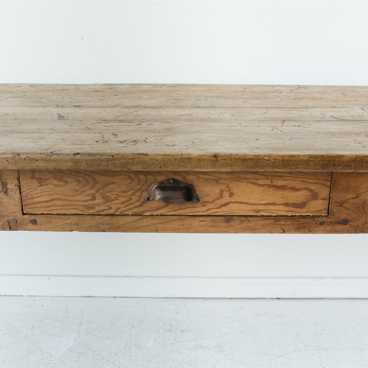 Antique Pine Farm Table - elsie green - furniture