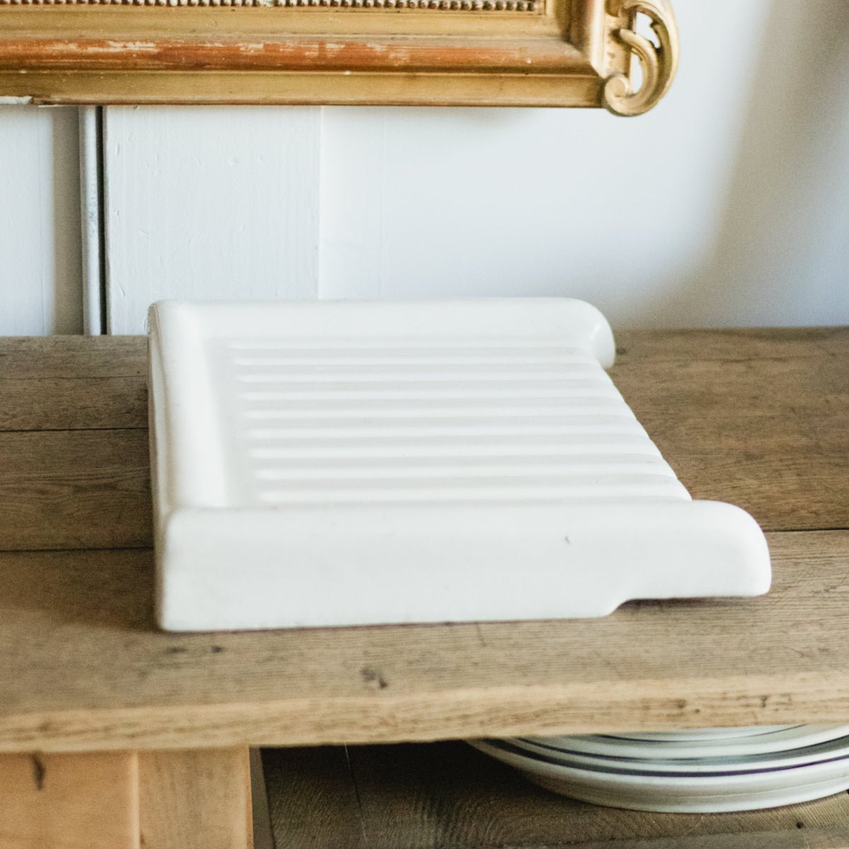 Antique Porcelain Drain Board - elsie green - the french kitchen