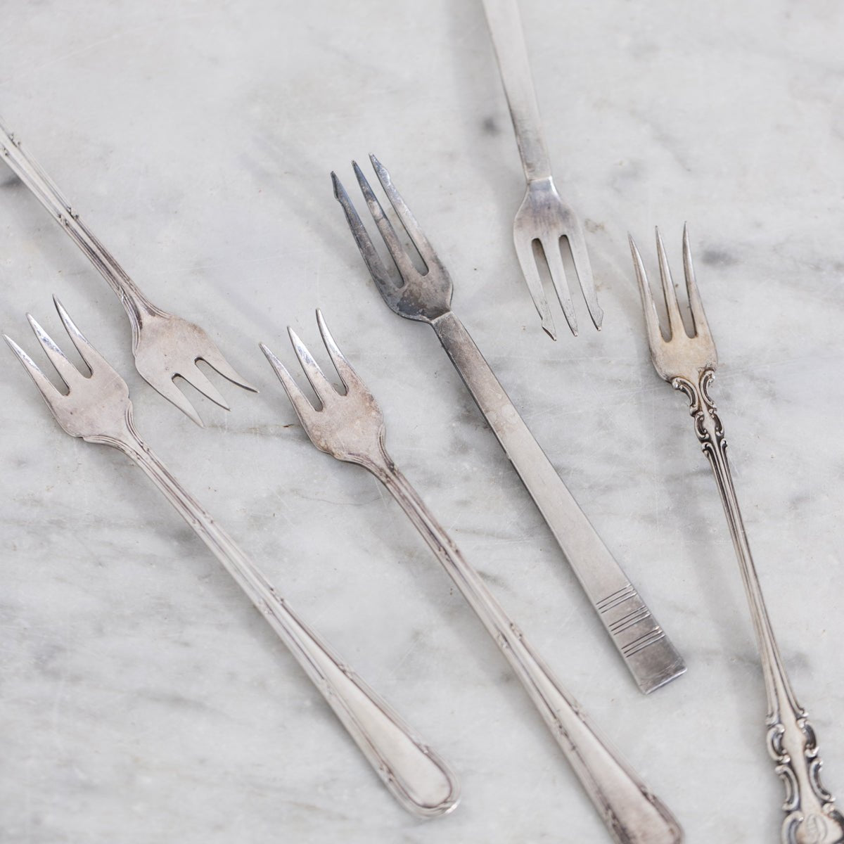 Antique Relish Fork Set of 6 | The Patrick Orbe Collection - elsie green - the french kitchen