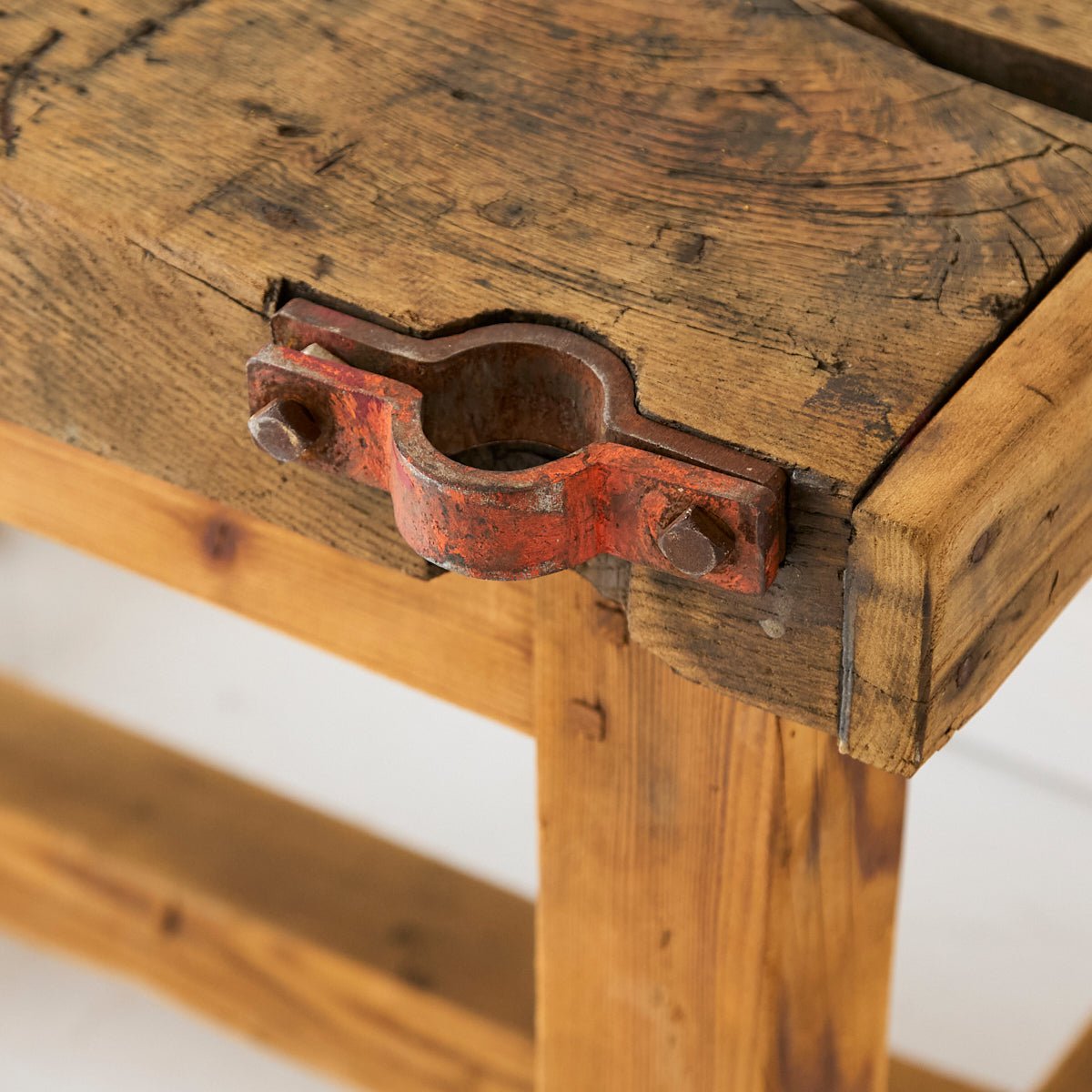 Antique Rustic Workbench - elsie green - furniture