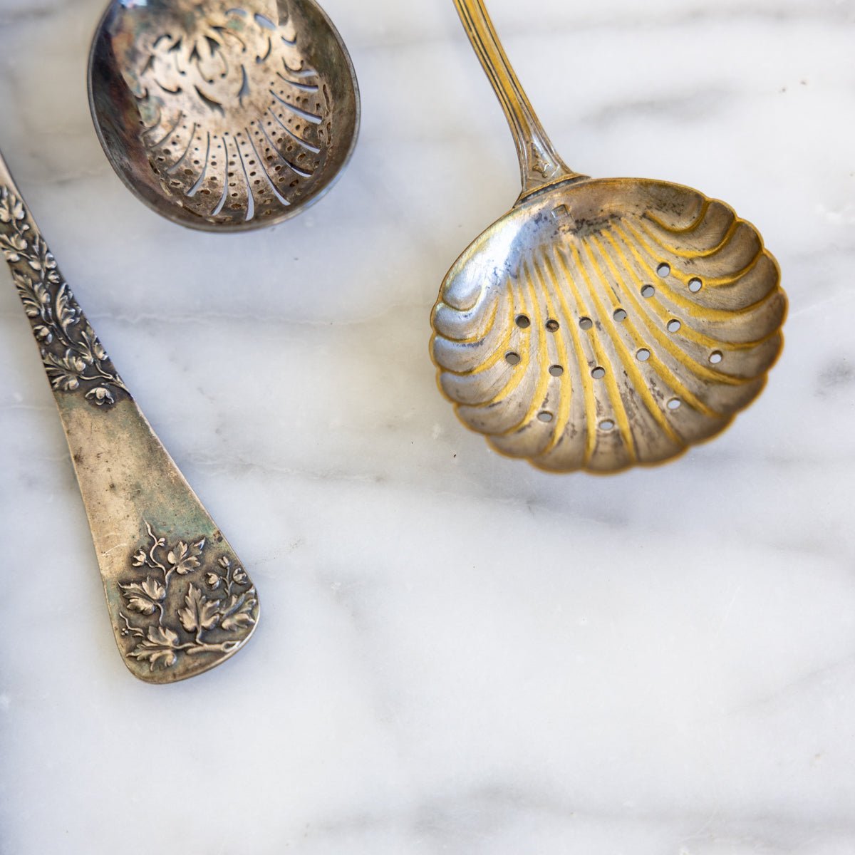 Antique Shell Spoon - elsie green - the french kitchen
