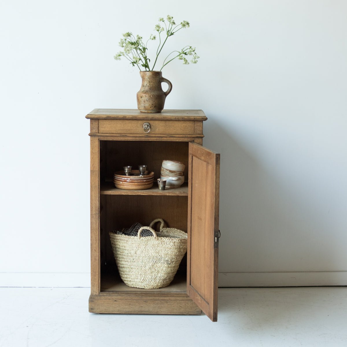 Antique Side Cabinet - elsie green - furniture