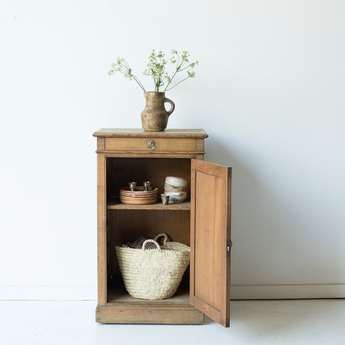 Antique Side Cabinet - elsie green - furniture