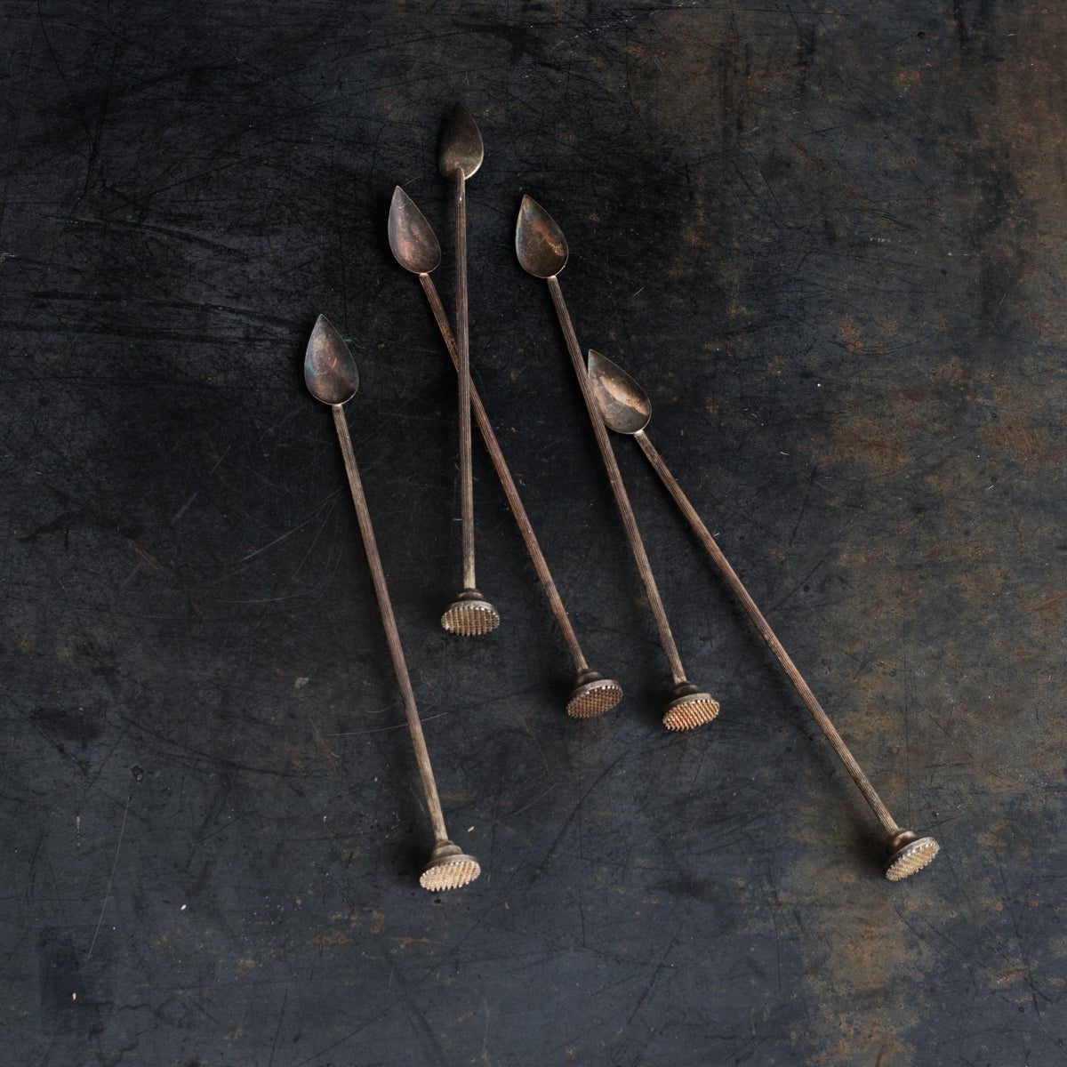 Antique Silver Bar Spoon - elsie green - the french kitchen