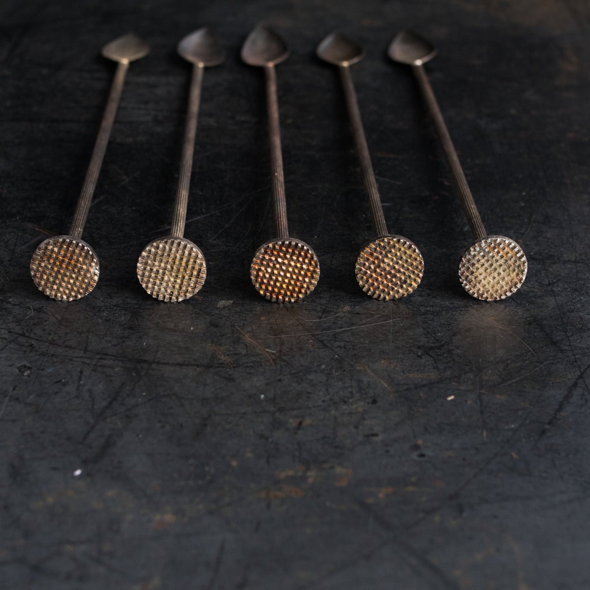 Antique Silver Bar Spoon - elsie green - the french kitchen
