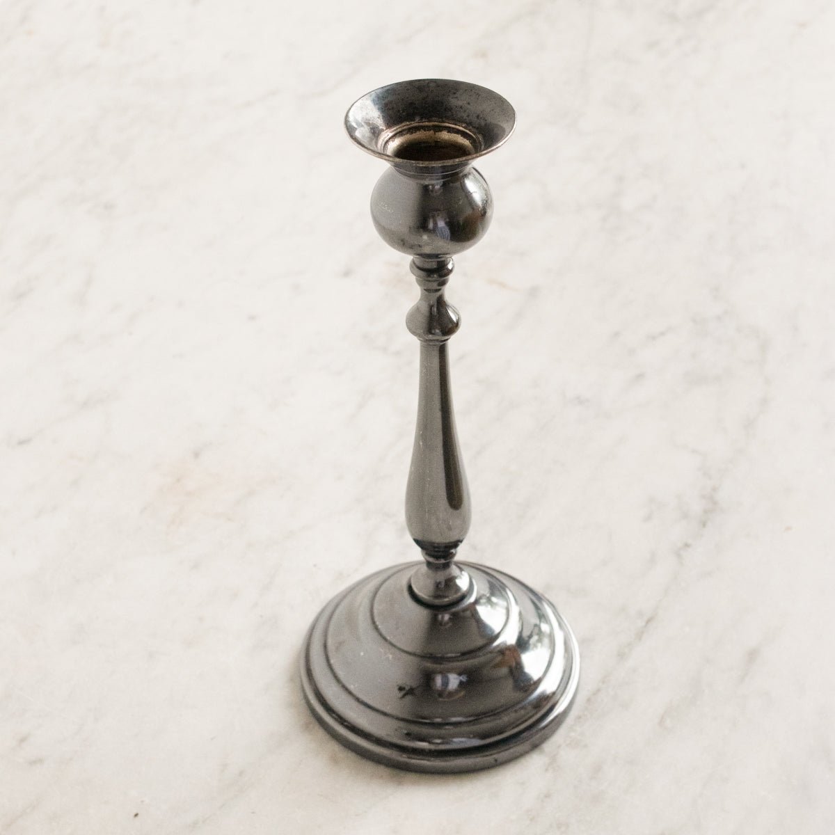Antique Silver Candlestick - elsie green - Decor