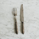 Antique Silver Carving Set - elsie green - the french kitchen