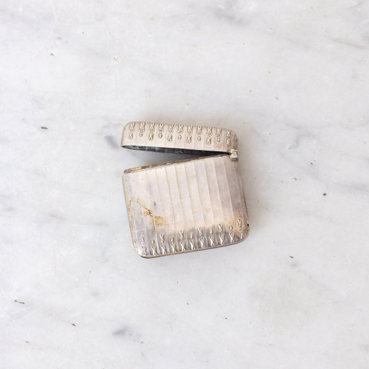 Antique Silver Match Case - elsie green - Decor