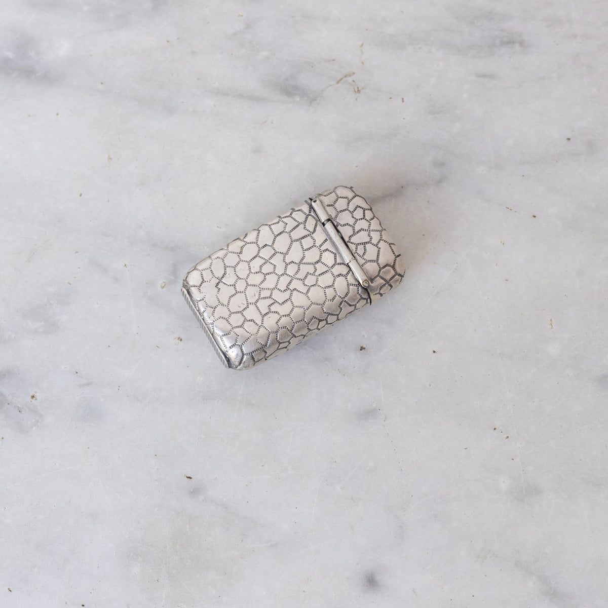 Antique Silver Match Case - elsie green - Decor