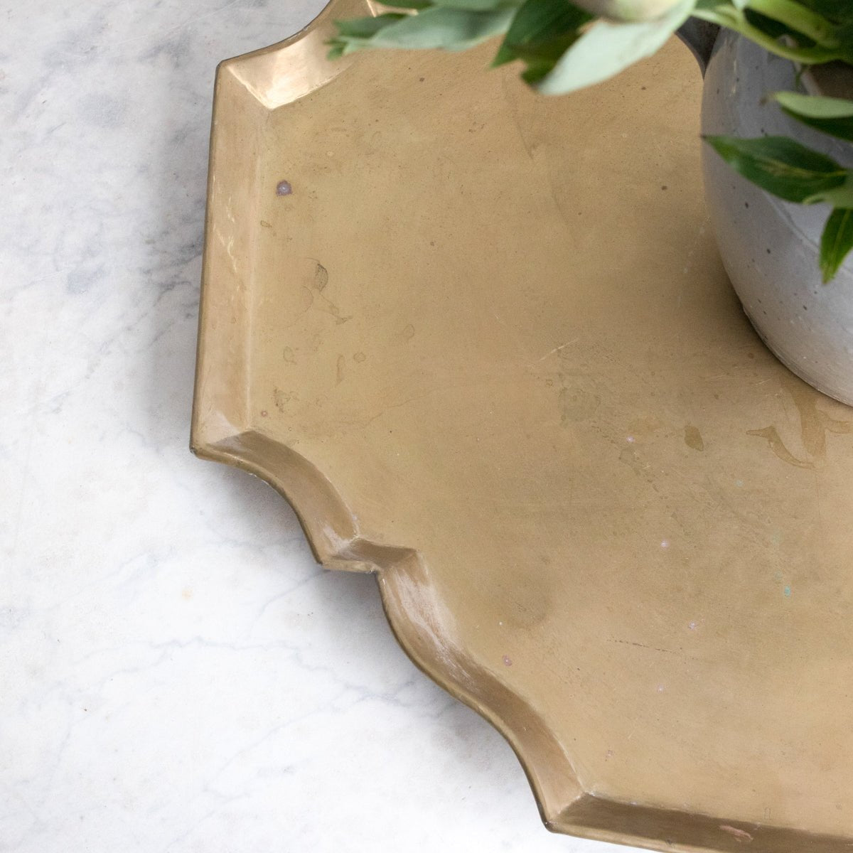 Antique Silver Tray - elsie green - The French Kitchen