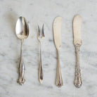 Antique Sterling Relish Set of 4 Pieces | The Patrick Orbe Collection - elsie green - the french kitchen