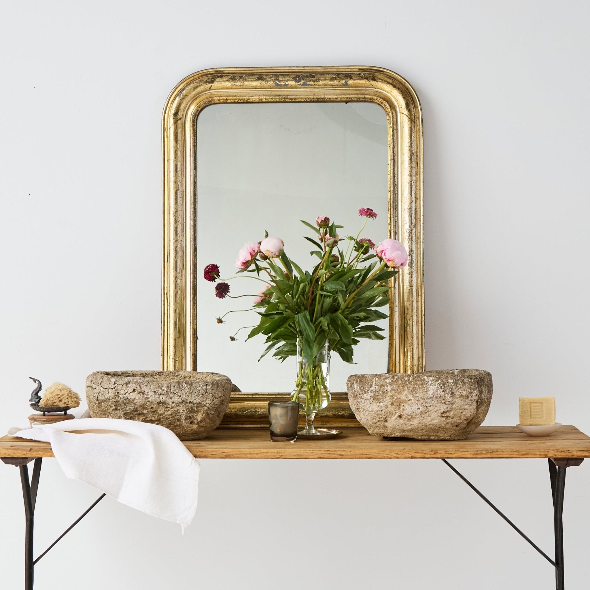 Antique Stone Sink - elsie green - decor
