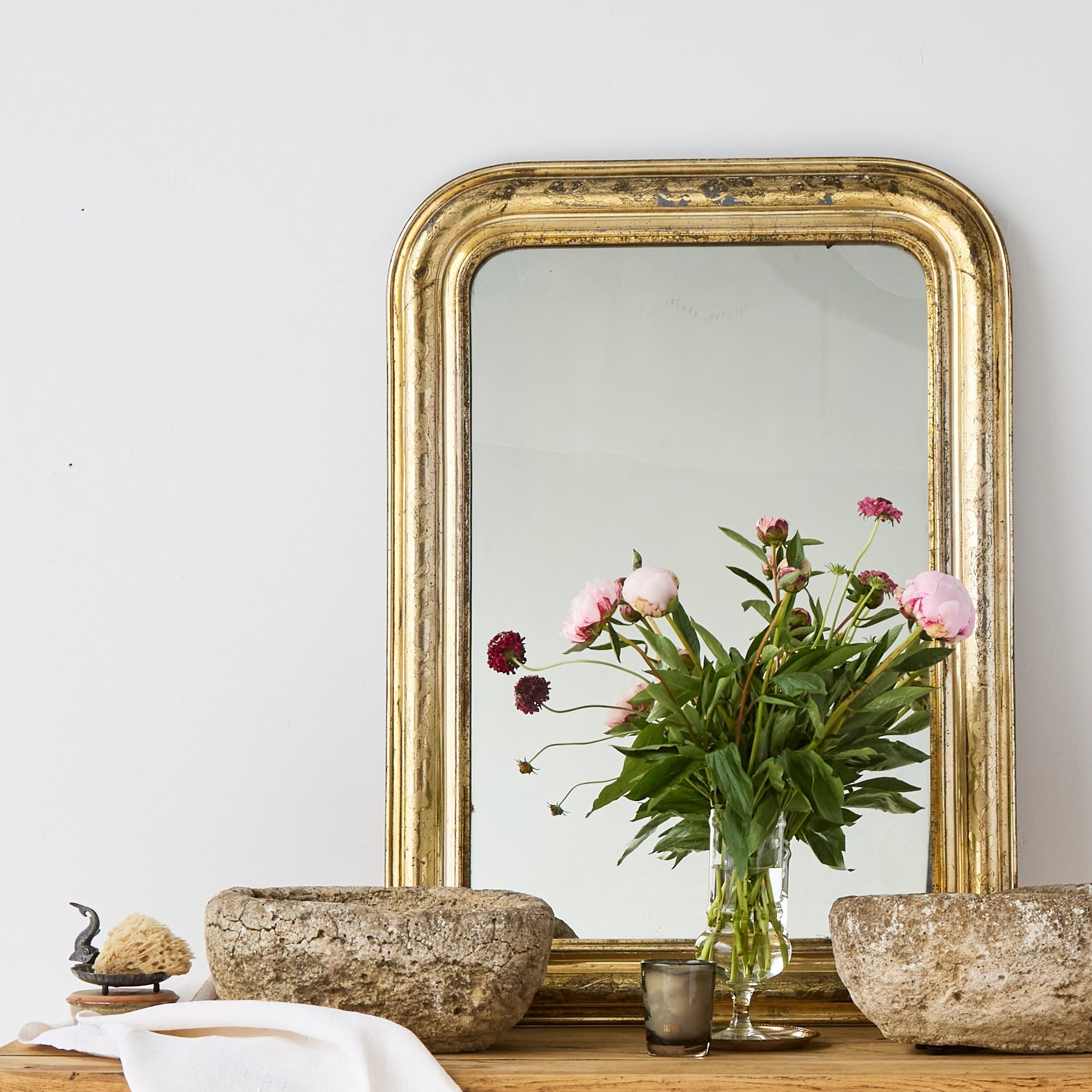 Antique Stone Sink - elsie green - decor
