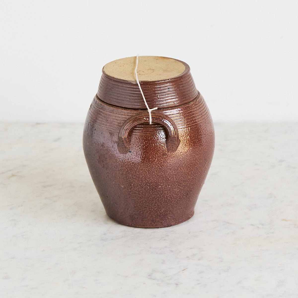 Antique Stoneware Crock with Lid - elsie green - the french kitchen