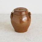 Antique Stoneware Crock with Lid - elsie green - the french kitchen