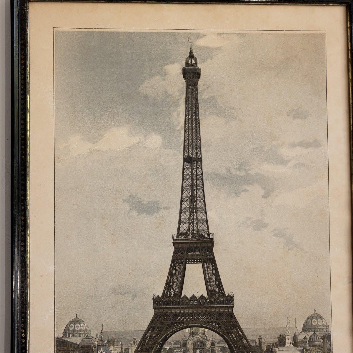 Antique Tour Eiffel Worlds Fair Advertisement - elsie green - art