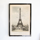 Antique Tour Eiffel Worlds Fair Advertisement - elsie green - art