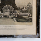 Antique Tour Eiffel Worlds Fair Advertisement - elsie green - art