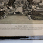 Antique Tour Eiffel Worlds Fair Advertisement - elsie green - art