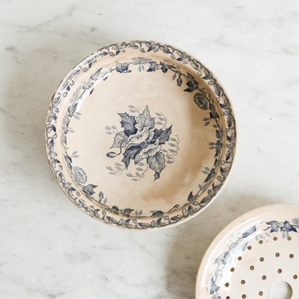 Antique Transferware Berry Bowl - elsie green - the french kitchen