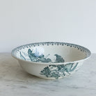 Antique Transferware Bowl with Lilies - elsie green - the french kitchen