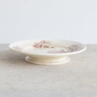 Antique Transferware Cake Plate With Hen & Rooster - elsie green - The French Kitchen