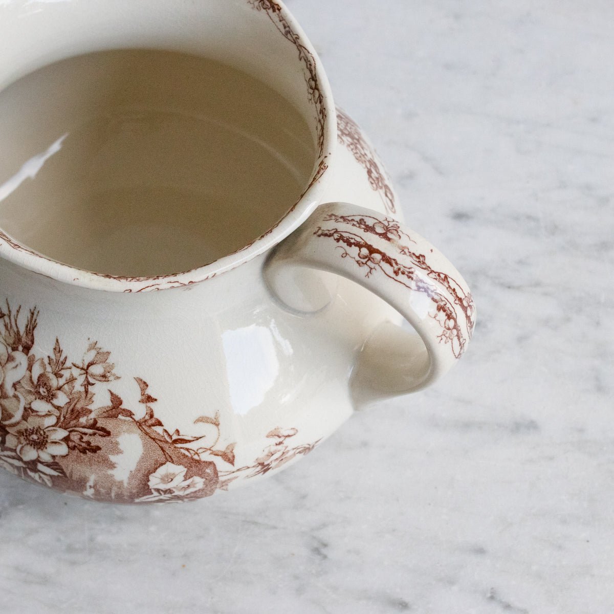 Antique Transferware Pitcher - elsie green - The French Kitchen
