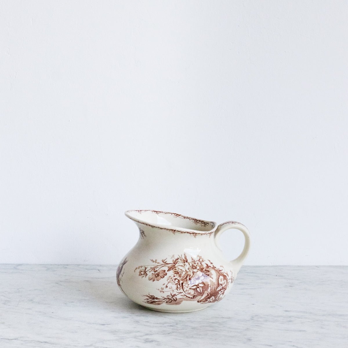 Antique Transferware Pitcher - elsie green - The French Kitchen