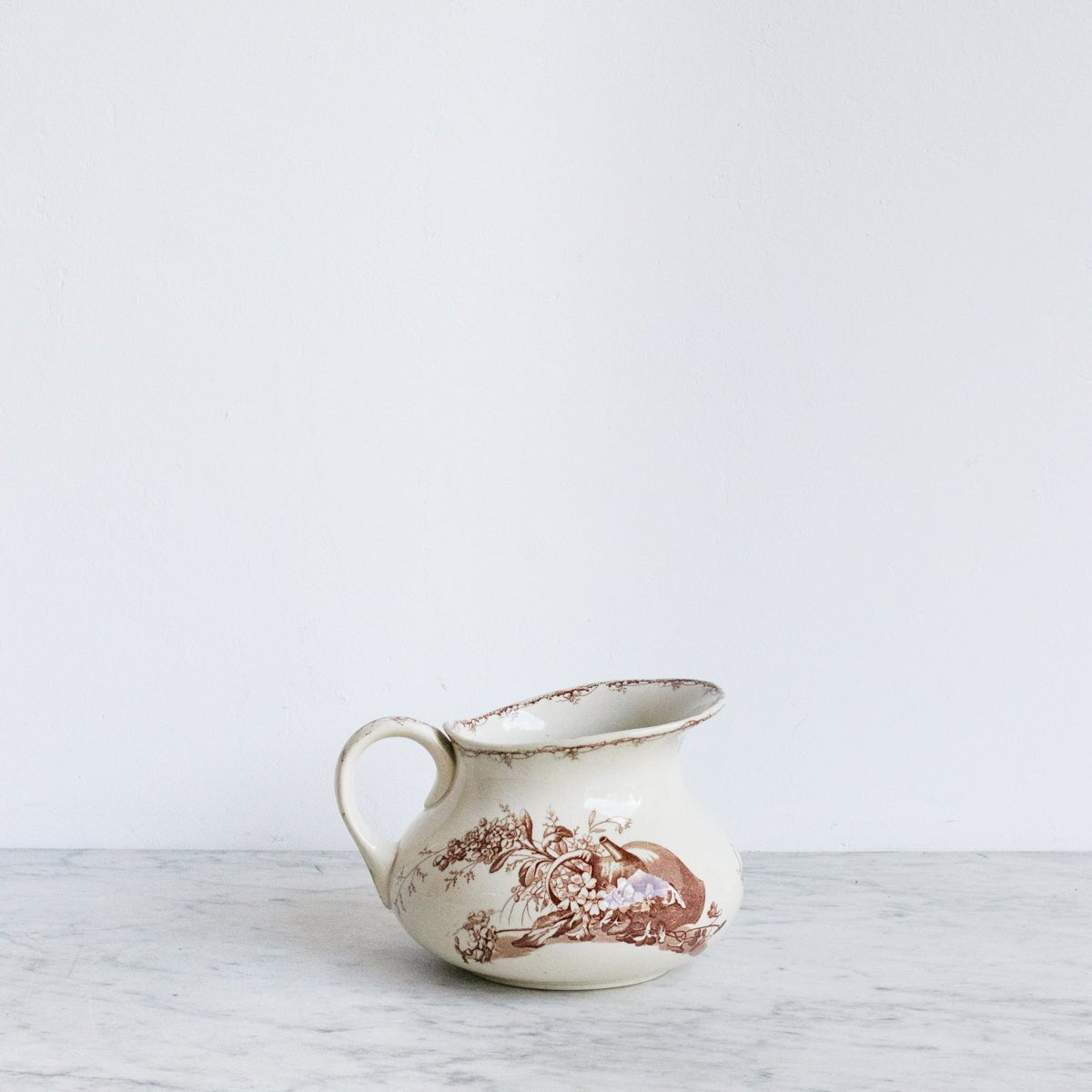 Antique Transferware Pitcher - elsie green - The French Kitchen
