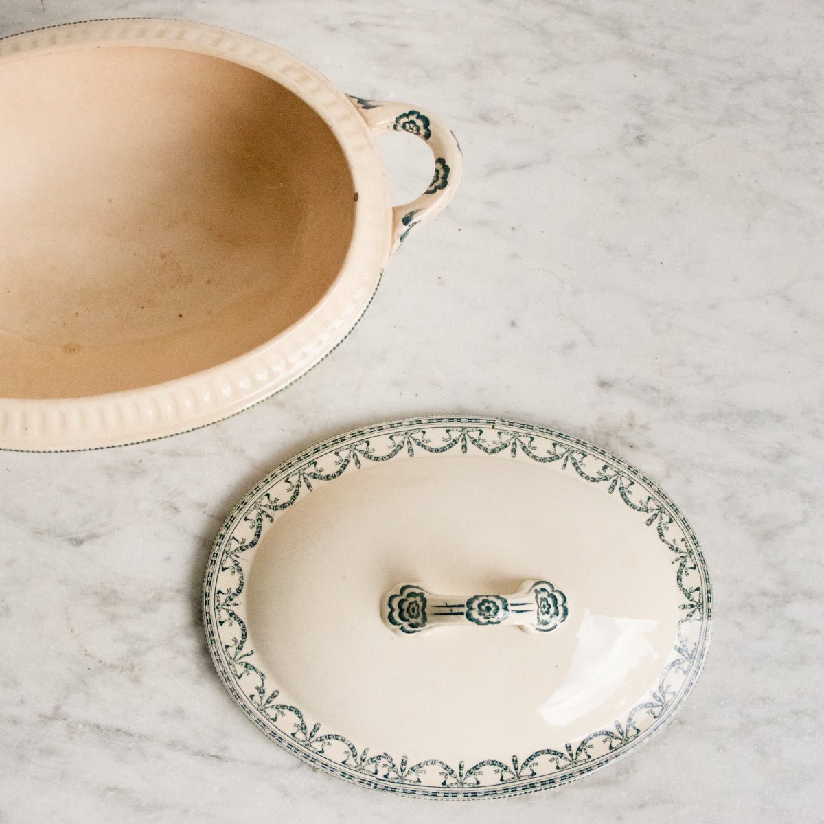 Antique Transferware Tureen - elsie green - The French Kitchen