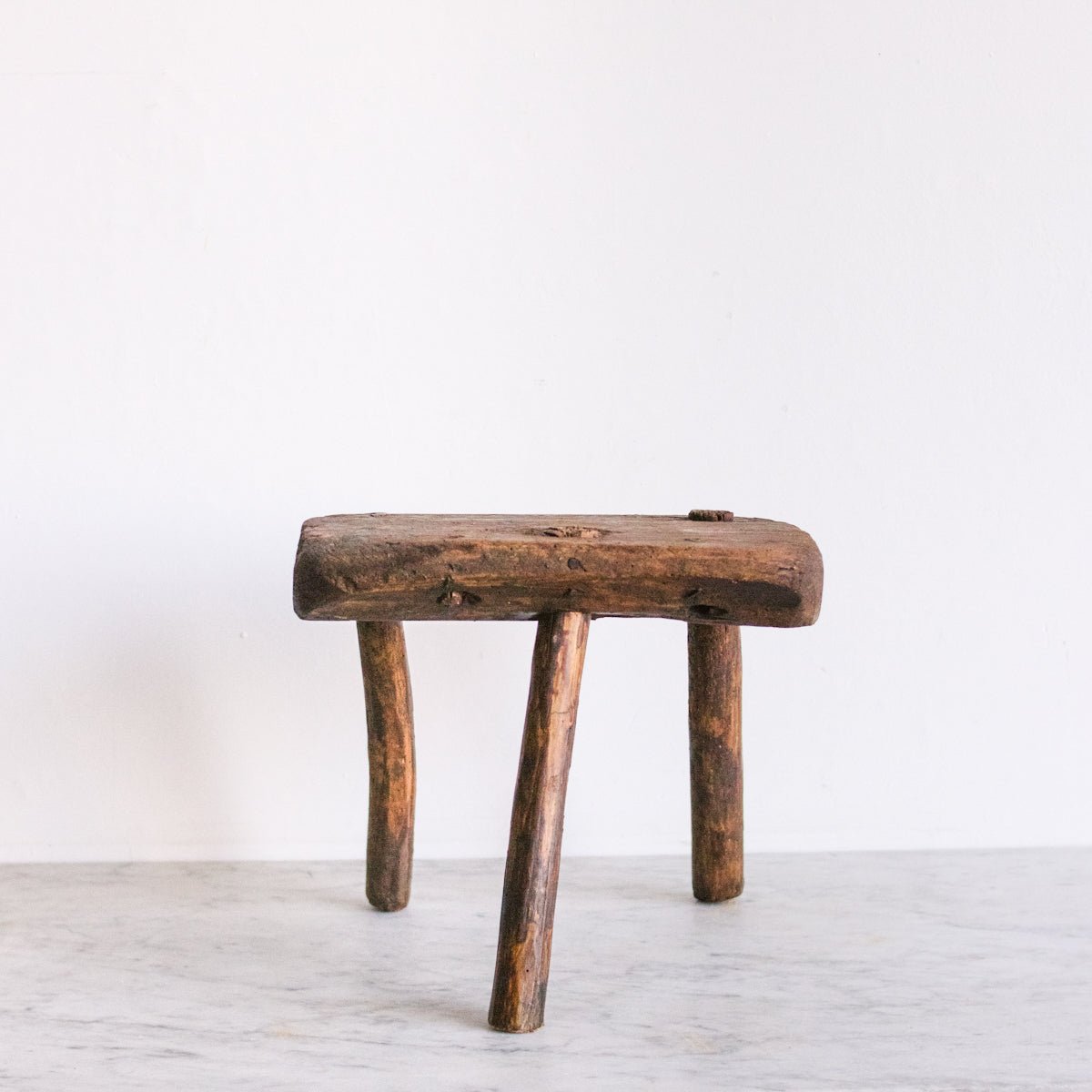 Antique Tripod Stool - elsie green - furniture